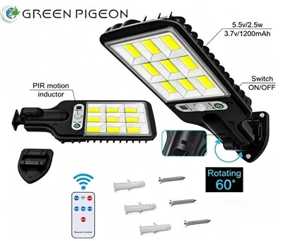 Lampes solaires de jardin avec télécommande